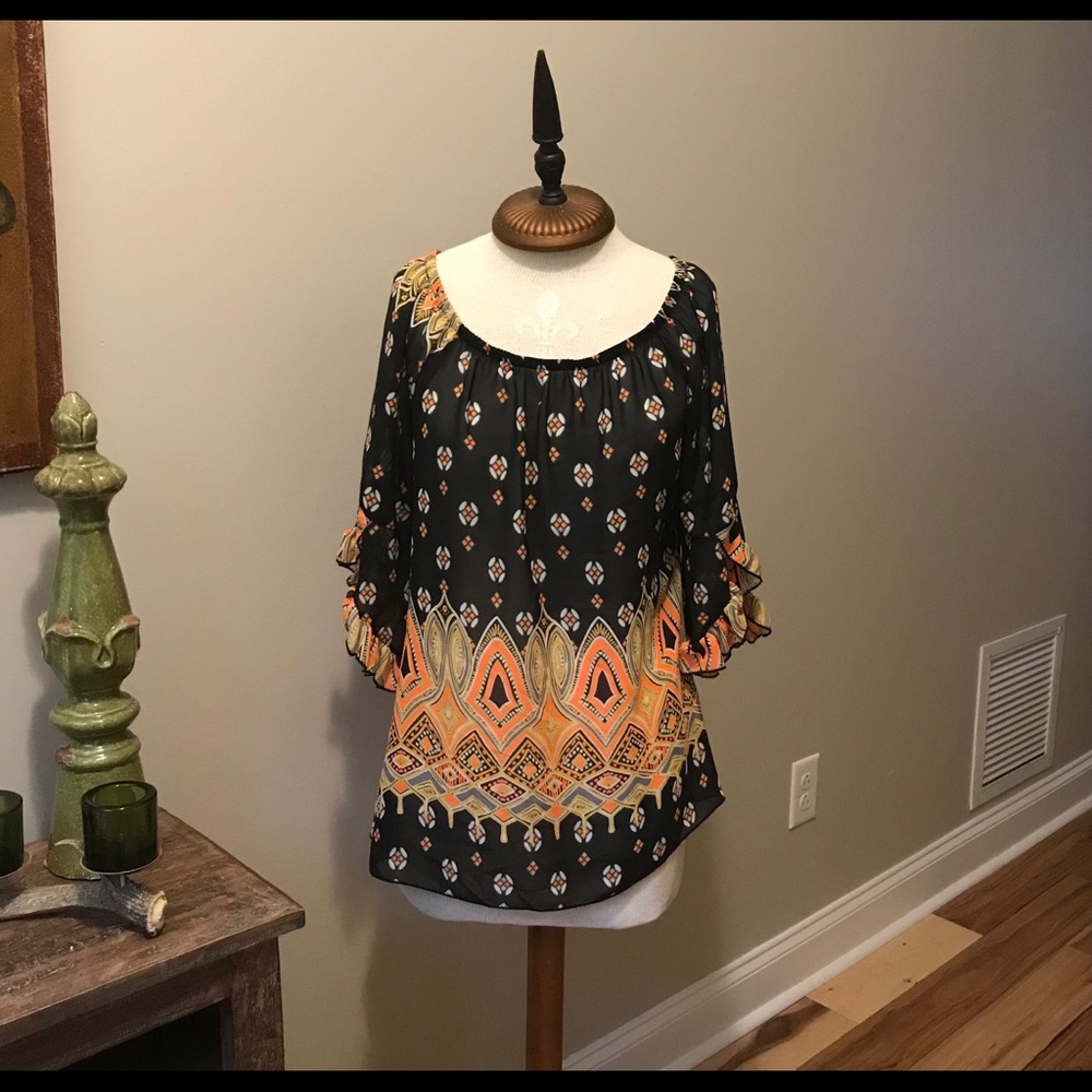Voll Peasant Tunic Blouse